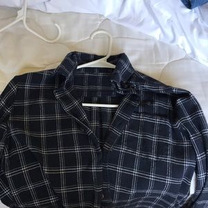 Brandy Melville Navy Flannel